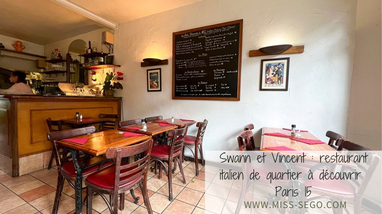 Swann et Vincent Resto italien Paris 15